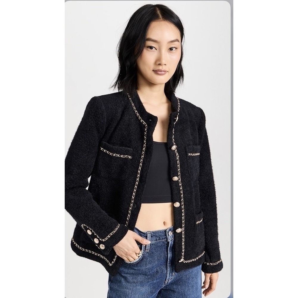 Endless Rose Chain Trimmed Jacket XL warm